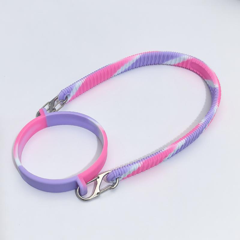 1Pcs Soft Durable Silicone Water Bottle Handle Water Bottle Sling Carrier Holder Strap For Most 8-40Oz Bottles Cup Accessories