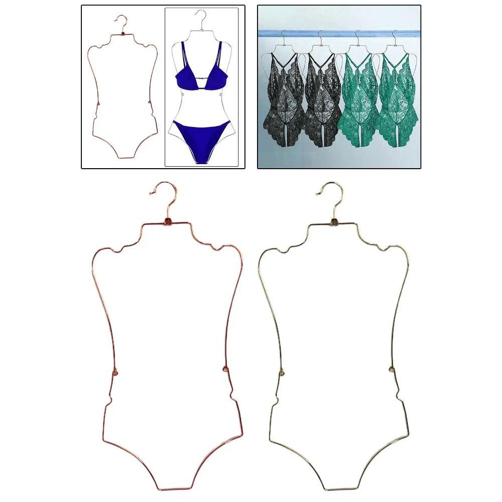Foldable Lingerie Hanging Rack Body Shape Clothing Hanger  Stores Boutiques Show Window