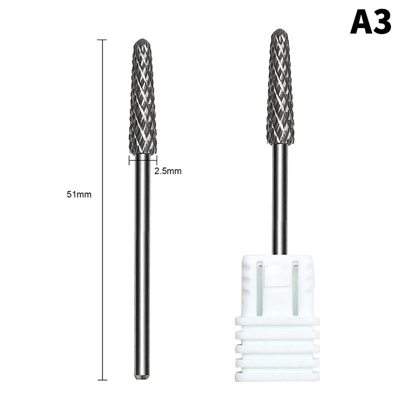 Аппарат для сверления ногтей из вольфрамовой стали, наборы пилок для ногтей, электрическая фреза для маникюра, сверла для снятия заусенцев, инструменты для педикюра