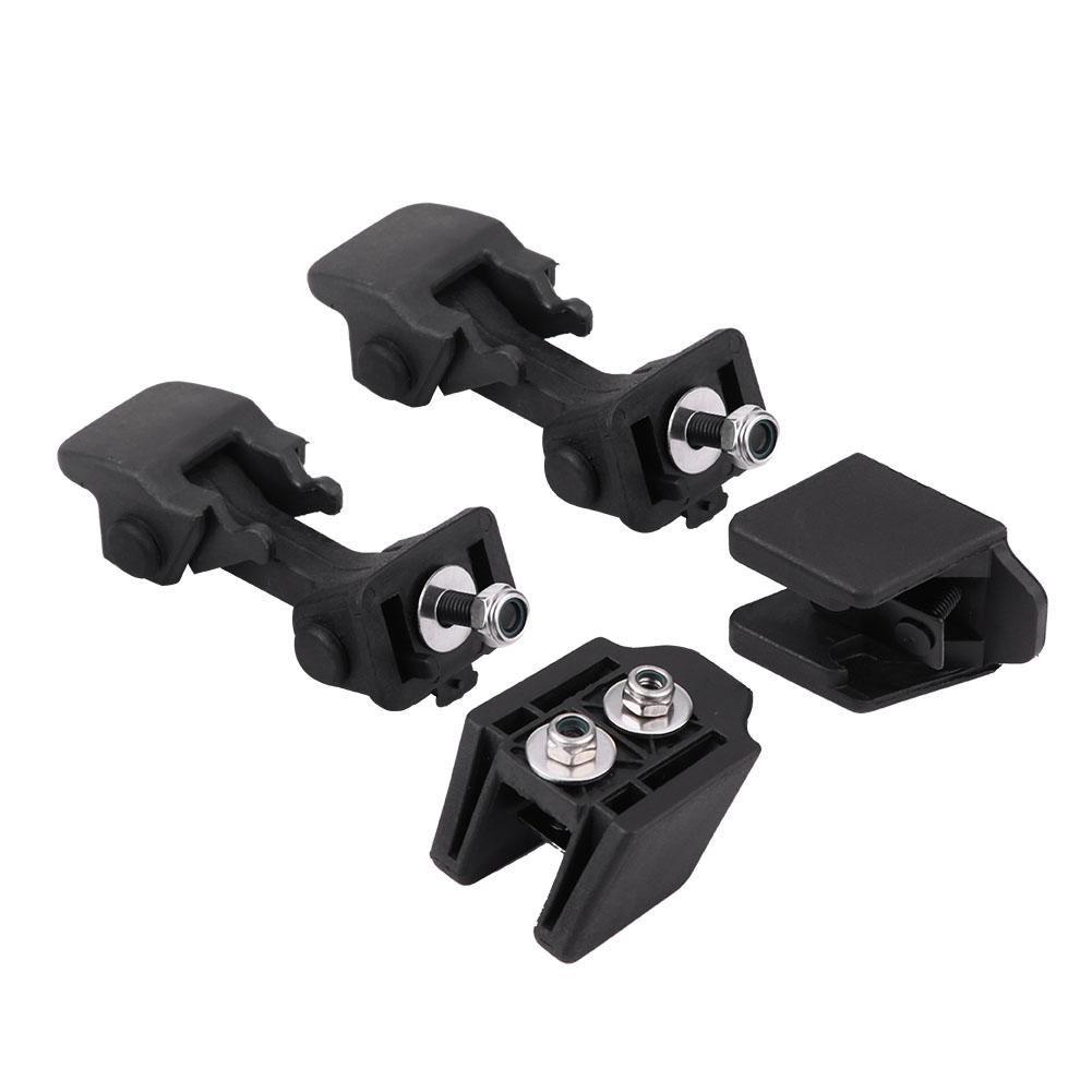 Pair Front Hood Latch Safety Catch & Bracket for TJ 97-06