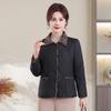 Маленькая хлопковая одежда с лацканами, универсальная женская одежда на осень и зиму, добавить укороченное пальто с утолщением