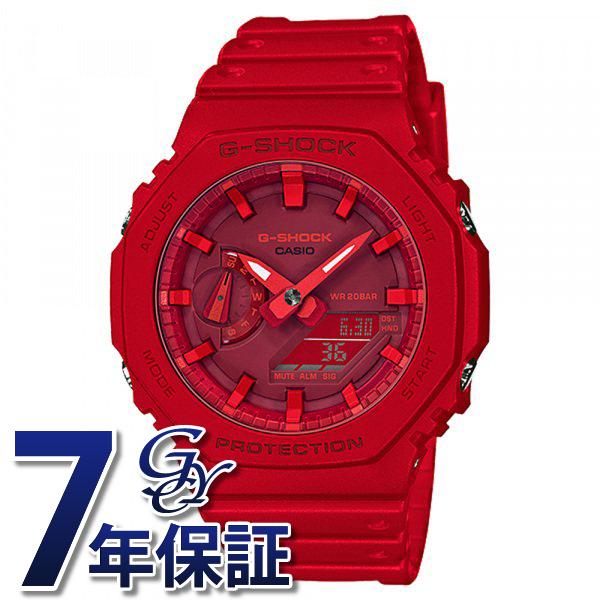 Casio Часы G-Shock серии 2100 с красным циферблатом GA-2100-4AJF Мужские