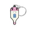Medical Series Cartoon Animation PVC Keychain or Backpack Pendant with Customizable Logo.