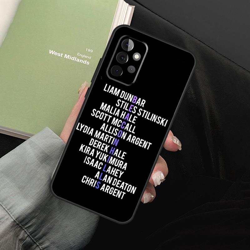 Teen Wolf Beacon Hills For Samsung Galaxy A36 A56 A26 A16 A15 A55 A53 A33 A35 A22 A32 A52 A54 A34 A14 A05 A06 Case
