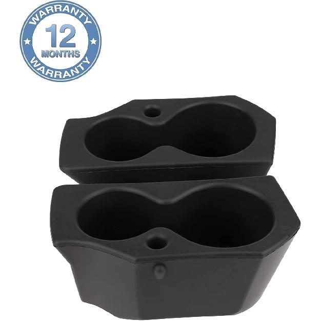 ONER Пара (левая и правая) держателей для стаканов в дверной нише из пены, Совместимо с 2009-2018 Dodge Ram 1500 2009- Ram 2500 3500 2016- Ram 4500 5500, Заменяет #5NN24XXXAA