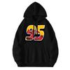 Disney Car Lightning McQueen Ladies Hoodie Fall Winter Casual Unisex Pullover Sweatshirt Sportswear Clothing Hoodie Extra Large