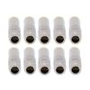 10Pcs 3.5mm 5‑Level Female Balanced Socket Audio Adapter for Audio Adapter Connector