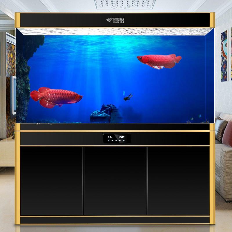 Fish Tank Background Decorative Painting Plants Hd Aquarium Landscape Sticker