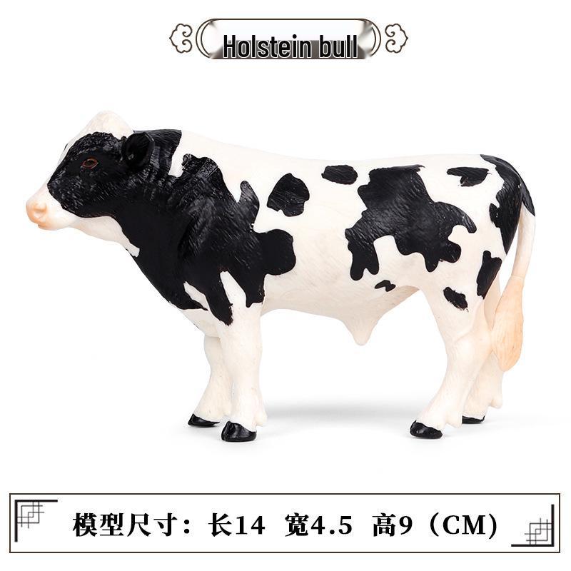 Cognitive Animal Model Toy: Dairy Cow, Buffalo, Yellow Cattle, Rhinoceros, Simmental Bull
