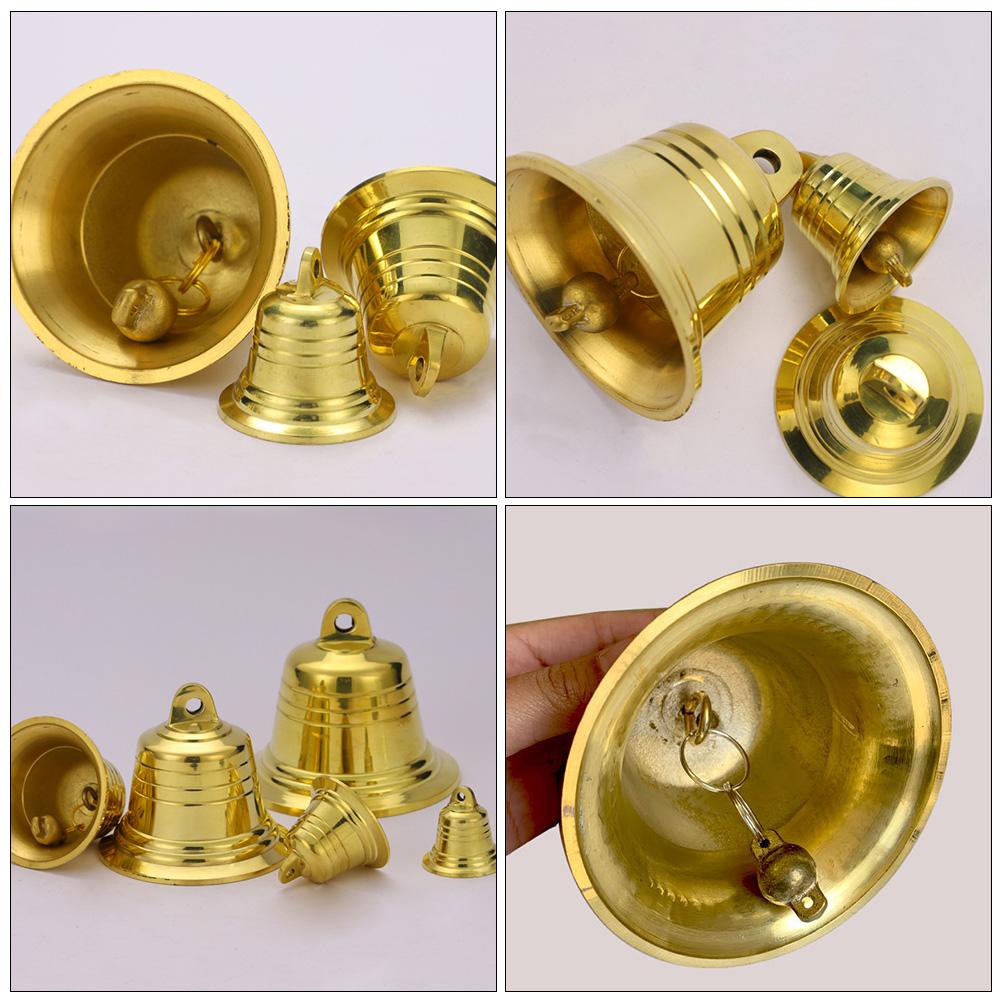 Copper Bell Hanging Pendant Vintage Door Accessories For Wind Chime Crafts Home Decor Office Gift Decoration Party