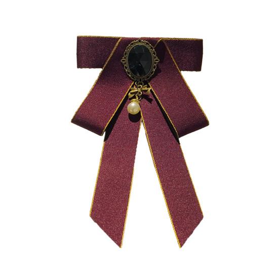 Женский галстук-бабочка со стразами, воротник-галстук с регулируемым размером шеи, ручная работа, рубашки, униформа, аксессуары