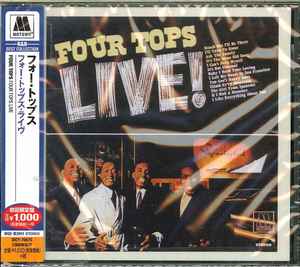 CD FOUR TOPS - Four Tops Live UICY76675 Motown 2014 Япония ObiSoul/Funk Б/у
