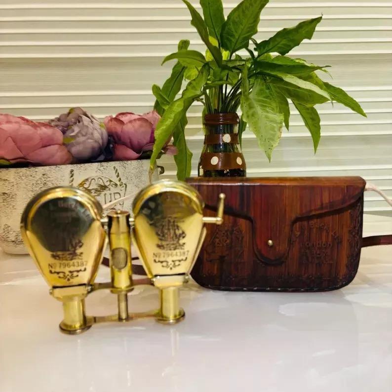 Handmade Vintage Nautical Brass Pirate Monocular: