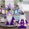 Spring Lavender Faceless Doll Dwarf Elderly Doll Desktop Decoration Ornament. Giving Easter Gifts To Friends And Family