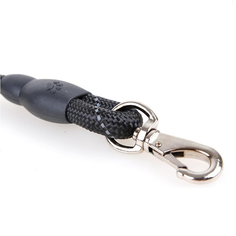 Качественный толстый нейлоновый поводок для собак, удобный кожаный поводок для маленьких, средних и больших собак, питбультерьеров, золотистых ретриверов, аксессуары