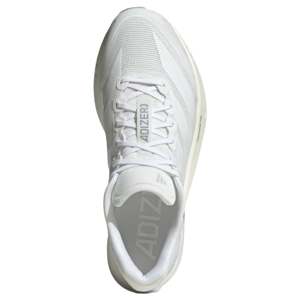 Men's Sneakers Adidas Adizero Boston 13 Breathable Support Low-top Running Shoes Men's White
