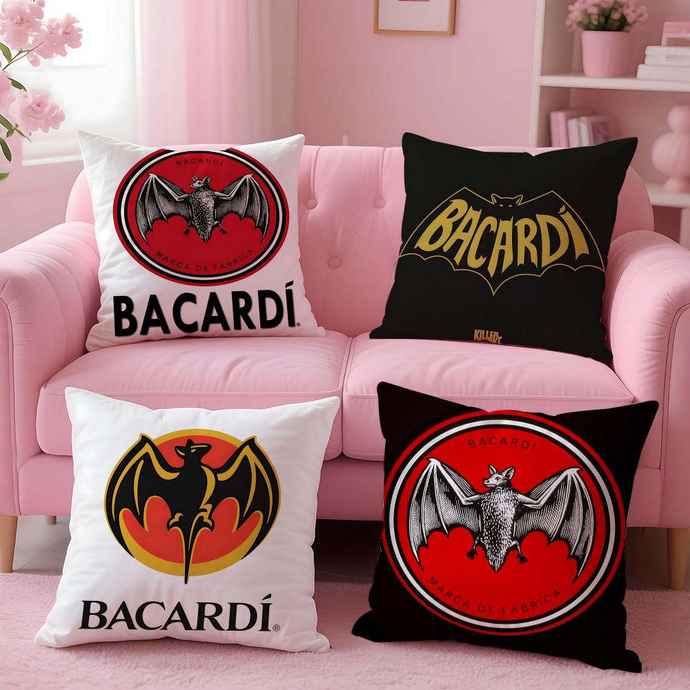 Alcohol Bacardi Cushion Cover Cushion Cover Set 4Pcs 50X50 45X45 40X40 Pillowcase Decorative Sofa Home Decor