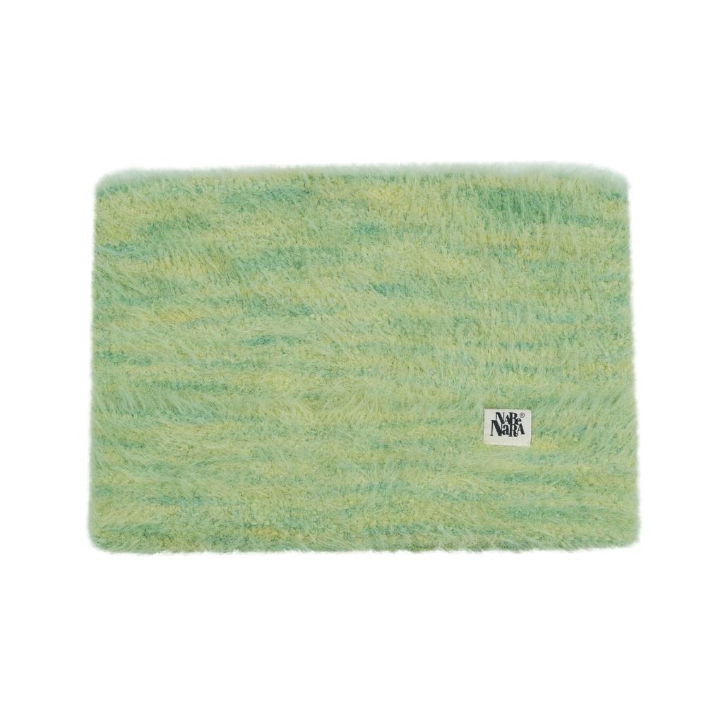 [Clakkllie] Вязаная шапка с кошачьими ушками Вязаная шапка-шарф Термозащита Косплей Милый Милый (Зеленый KHAM2402)