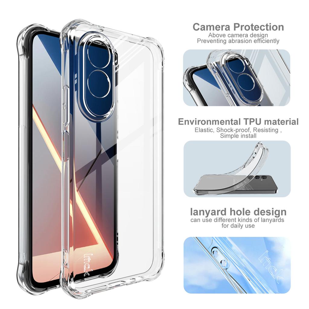 Для POCO M7 4G (169 мм) Чехол для телефона IMAK Противоударный Мягкий чехол