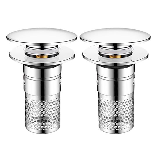 Стопор для раковины в ванной комнате Всплывающий сливной фильтр Уловитель волос и мусора Раковина