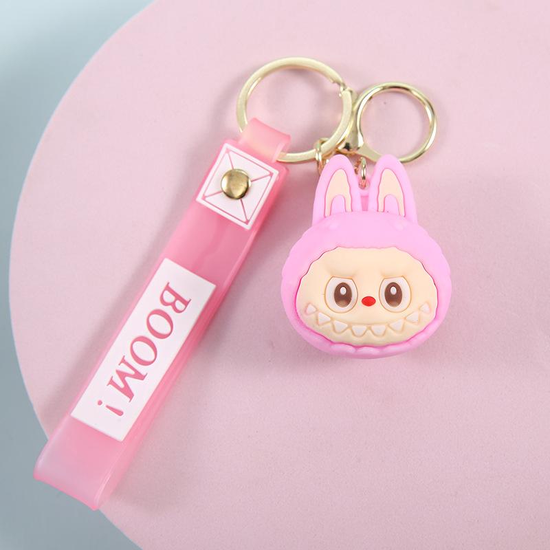 Large Head Keychain Cute Three-dimensional Doll Student Schoolbag Pendant Creative Gift