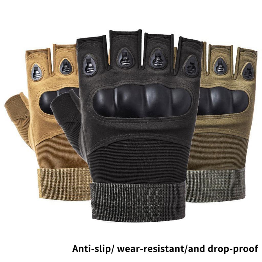 Motorcycle Riding Gloves Men Hunting Shooting Knuckle Protection Sports Full Finger GlovesClimbing Cycling Bike Glove