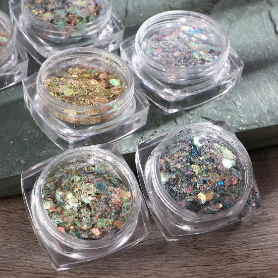 1 набор DIY достаточное количество экологически чистые ультратонкие сверкающие красочные блестки для ногтей блестки для маникюра декор для ногтей блестки