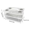 Mealworm Breeding Kit Clear Mealworm Farm Container Live Feeder Worm Farm To Breed Live Mealworms for Bearded Dragons Birds
