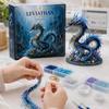 3D вышивка бисером животных DIY - Набор с цветным бисером и нитками, Развивает творчество и координацию рук и глаз, Отличный подарок для детей