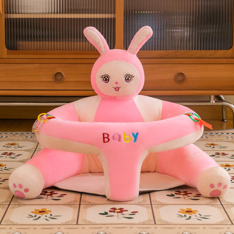 Детское сиденье с поддержкой, плюшевый стульчик, обучающий сидению, удобное гнездышко для малышей, моющийся наполнитель, диван-колыбель (Только Чехол на стул)