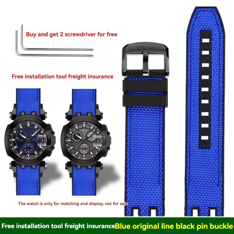 Для Tissot MotoGP Racing Серия T115 Серия T115.417/427 Высококачественный Нейлоновый Резиновый Ремешок Спортивные Мужские Аксессуары