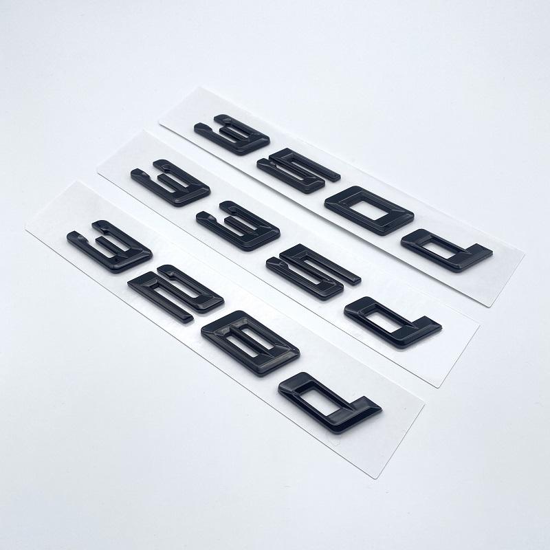 Глянцевая черная наклейка с эмблемой автомобиля для серии 3 E90 E91 E92 F30 F31 F34 G20 G21