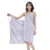 Wearable Bath Wrap Quick Easy To Put On and Take Will Not Fall Bath After Hot Sea 2 Colors Towel, Women's Bathrobe, Adults, Towel, Absorbent, Drying,