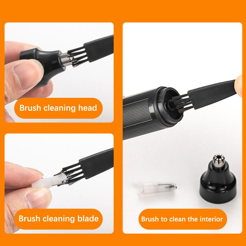 Моющийся электрический триммер для волос в носу, перезаряжаемый, многофункциональный, для бритья