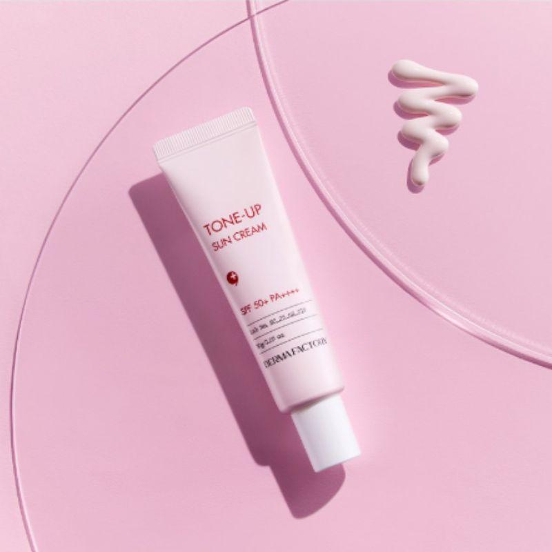 DERMA FACTORY Минеральный солнцезащитный крем с эффектом Tone-Up SPF50+ PA++++ 30 г