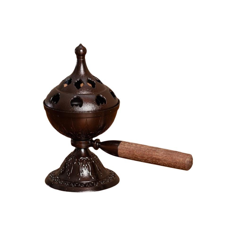 Hollow Out Rotating Incense Burner Non-Stick Powder Aromatherapy Stove Home Fragrance