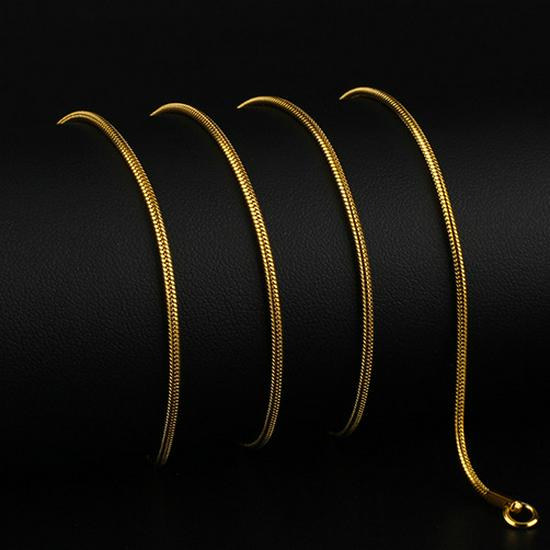 Корейская мода титановая сталь парное ожерелье из змеиной кости - модный индивидуальный аксессуар