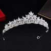 Сверкающая Хрустальная Корона Головной Убор Обруч для Волос Стразы Диадема Свадебная Корона Принцессы Свадьба