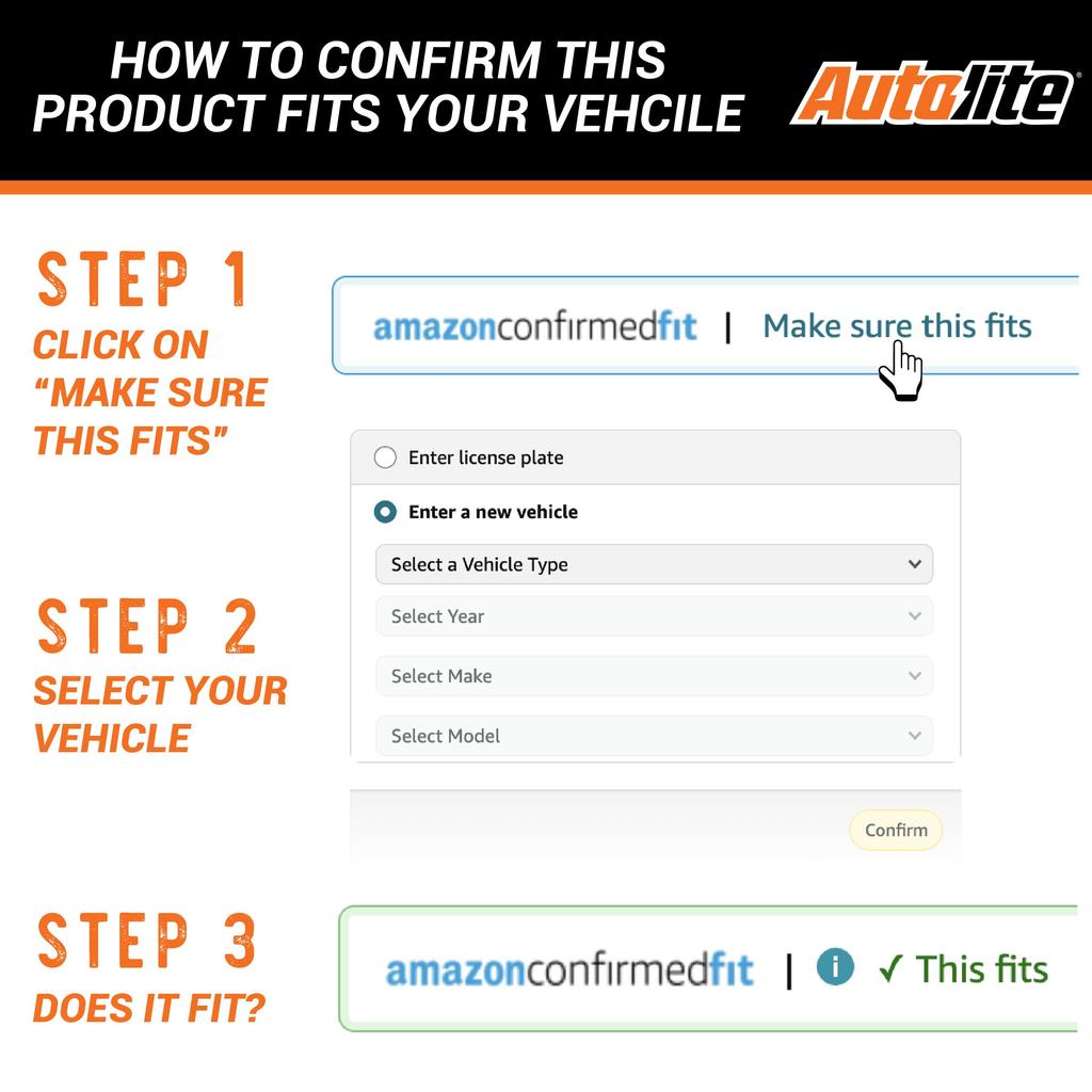 Autolite 4163 Свеча зажигания с медным резистором