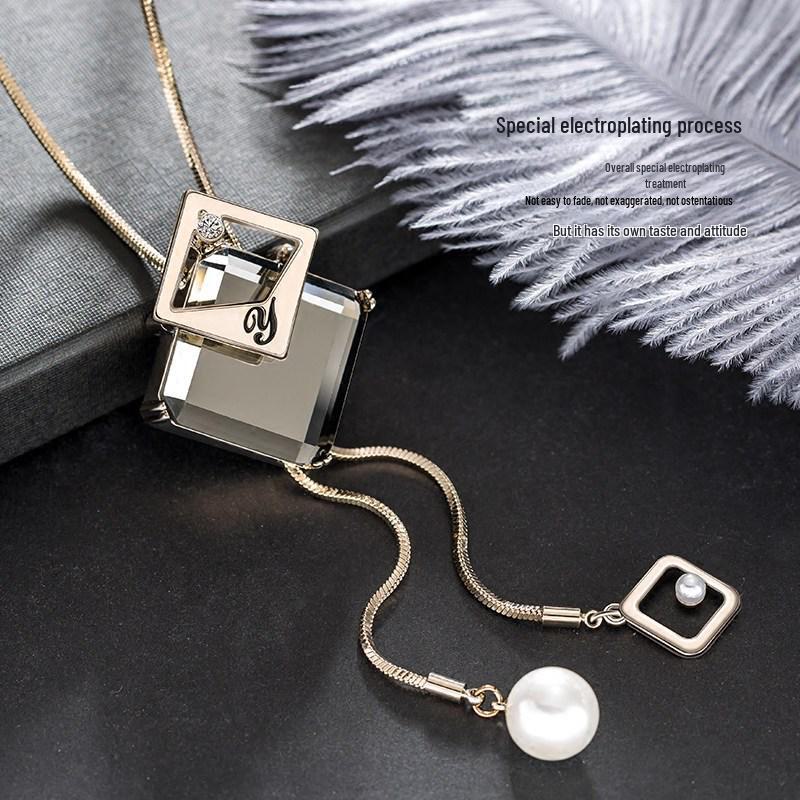 2021 Новое женское универсальное высококачественное декоративное ожерелье-свитер с подвеской