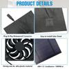 Solar Ventilationfan Kit 5W Exhaust Ventilation Cooling Fan With Solar Panel For Home Pet And Poultry House Introduce Fresh Air