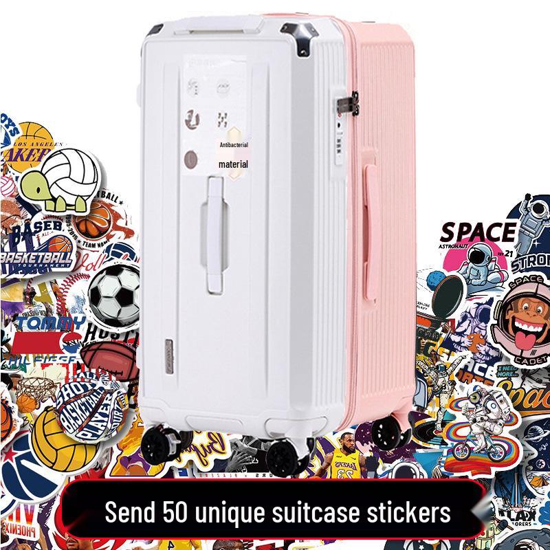 Большая пятиколесная дорожная сумка-чемодан с тормозом и кодовым замком