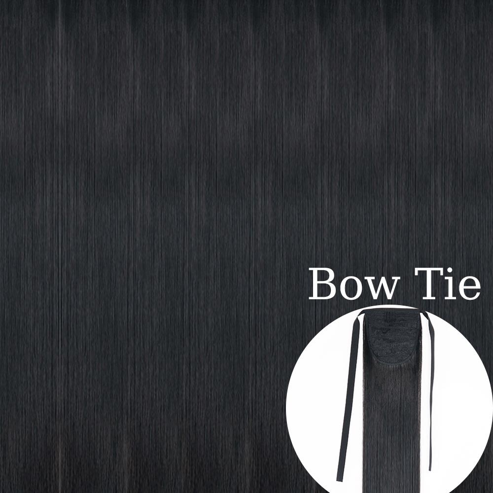 MERISIHAIR 22 34 дюйма синтетические прямые волосы для наращивания хвоста натуральный галстук-бабочка шиньон конский хвост наращивание волос для женщин