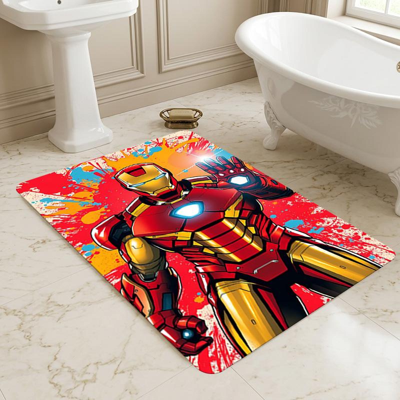 Iron Man Living Room Nonslip Area Rug Soft Carpet For Bedroom Game Playroom Sofa Office Home Decor Doormat Christmas Gift C926518