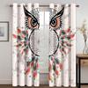 3D Dreamcatcher Curtains Animal Owl Curtains 2 Panels Ancient Indian Style Living Room Bedroom Balcony Kitchen Kids Room Decor