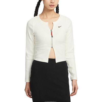 Спортивный топ Chill Rib Cropped Женский Белый парус HV8459-133