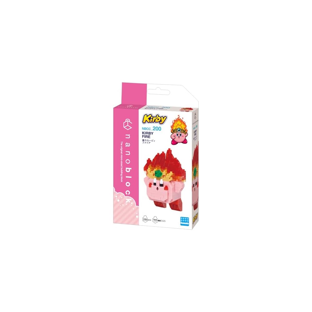 Набор для сборки Kawada Nano Block Kirby Огонь 3x10,5x18 см Возраст 12+ Декор для дома Хобби