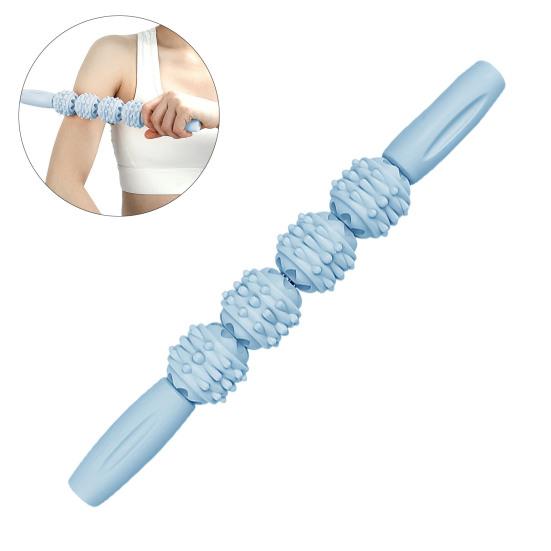 Massage Roller Muscle Sore Pain Relief Deep Tissue Relaxation Physical Therapy Hand Waist Leg Arm Belly Back Full Body Roller Massager Stick