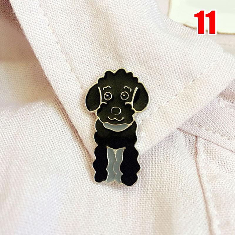 1PC Cartoon Pendant Dog Jewelry Dogs Brooches Pins Dachshunds Corgi Badge Decorated Cute Brooches