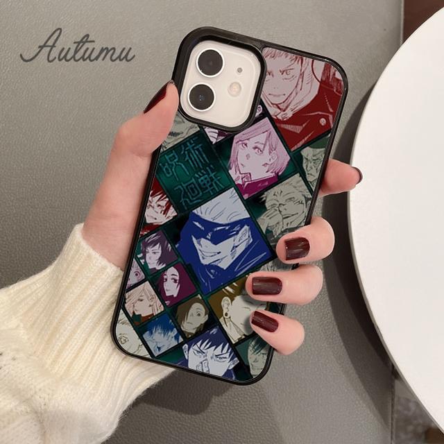 Чехол для телефона Jujutsu Kaisen Satoru Gojo для iPhone 11 12 13 14 Pro Max mini XR XS SE 2020 6S 7 8 Plus Samsung Galaxy S21 S22